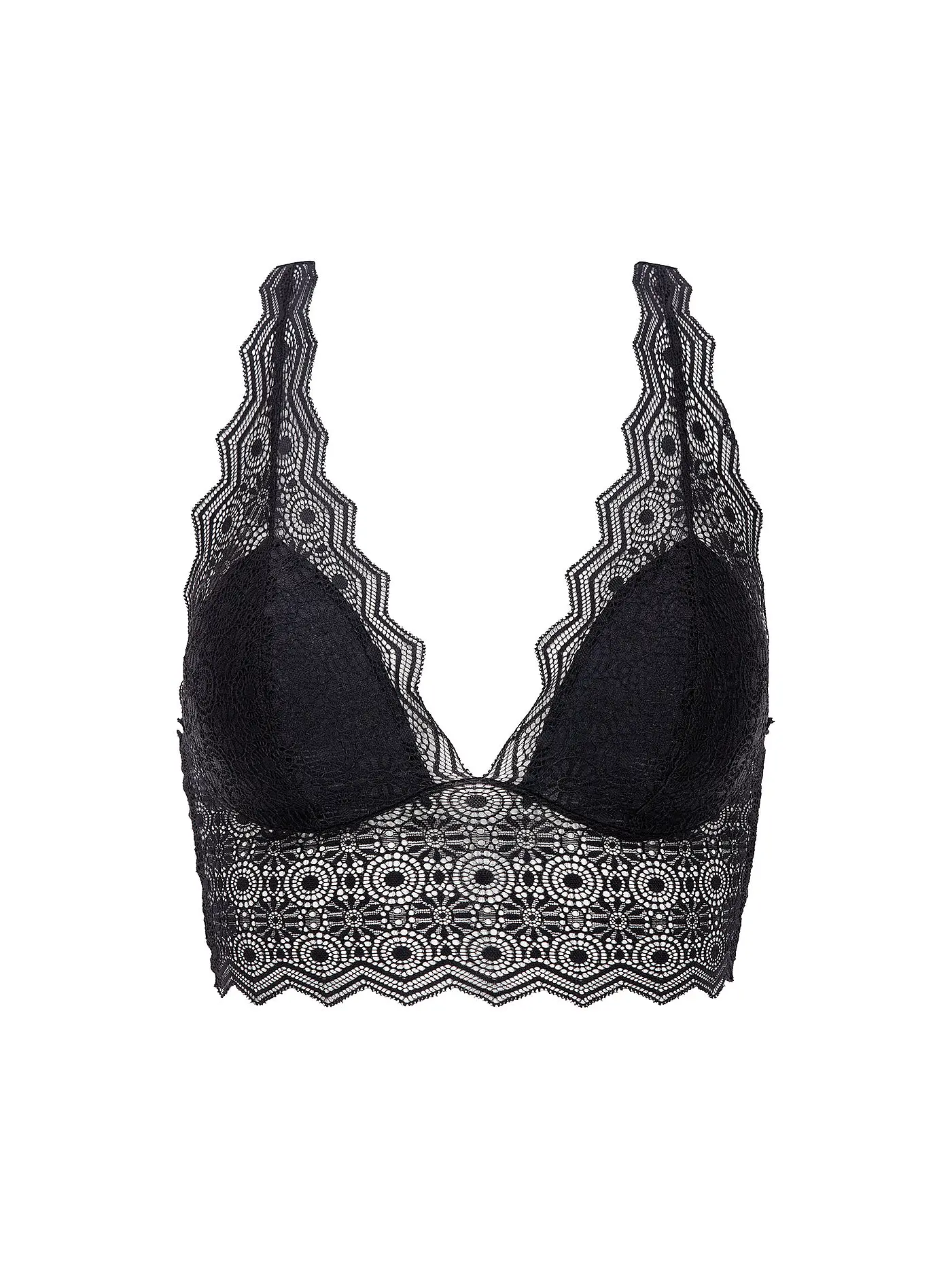 PASSIONATA | Bustier GEORGIA peach sorbet | schwarz